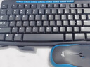 罗技（Logitech）MK275 键鼠套装 无线键鼠套装 办公键鼠套装 全尺寸 商务键鼠套装 带无线2.4G接收器 黑蓝色 实拍图