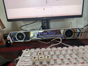 漫步者花再Halo PixelBar字幕歌词音响电脑桌面音箱 自定义屏幕长条有线音箱蓝牙6.0RGB灯效 破晓白 实拍图