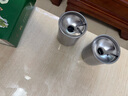 极度空间 烟灰缸加厚桌面装饰摆件防风防飞灰不锈钢烟灰缸家用办公室银色 实拍图