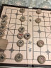 紫湖中国象棋加厚榉木套装实木便携式棋盘家用50号雕花象棋玩具送岳父 实拍图