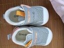 【夏清仓】宝宝凉鞋男学步鞋0-2岁婴儿防滑软底婴幼儿网鞋女鞋子 灰色夏季款（JQ01） 15 【内长12cm适合脚长11.5】 实拍图