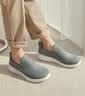 斯凯奇（Skechers）健步鞋男鞋秋冬季一脚蹬运动鞋休闲软底布鞋54626 实拍图