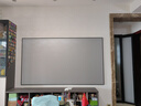 竹者菲涅尔抗光硬屏中长焦投影幕布  超短焦激光电视抗光幕布 适配极米当贝投影仪画框幕布 80英寸【包安装】 8K中长焦菲涅尔硬屏 实拍图