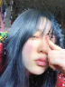 润丝丹泡泡染发剂植物在家染流行潮色显白男女专用遮盖白发泡沫纯染发膏 蓝黑色（流行潮色） 240ml*1瓶 实拍图