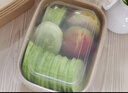 双枪（Suncha）一次性餐盒打包饭盒食品级带盖牛皮纸露营野餐水果盒 750ml*20套 实拍图