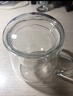 物生物（RELEA）茶杯男女士茶水分离杯玻璃杯带过滤水杯办公泡茶杯子耐高温花茶杯 实拍图