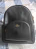 蔻驰（COACH）【品牌直供】女士COURT中号皮质黑色双肩包5666IMBLK 实拍图