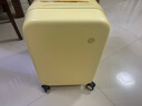 米熙拉杆箱子行李箱大容量旅行箱女密码箱行李箱包淡山茱萸粉22英寸36 实拍图
