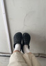 卡骆驰crocs洞洞鞋贝雅男鞋女鞋轻便耐磨一脚蹬拖鞋休闲鞋|10126 深蓝-410 40 (250mm) 实拍图