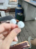 爱国者（aigo）无线蓝牙耳机 半入耳式 超长续航70小时 游戏运动降噪耳机 适配苹果小米华为手机 T50 冰釉白 实拍图