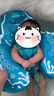 swimbobo婴儿游泳趴圈 免充气游泳圈 游泳装备婴儿洗澡戏水裤兜款 蓝色 实拍图