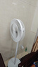 美的（Midea）【品质推荐】七叶轻音柔风电风扇/家用省电落地扇/台式电扇/广角摇头节能宿舍小型风扇 SAE35CA 实拍图