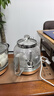 茶皇子（CHAHUANGZI）全自动上水电茶炉玻璃电热烧水壶喷淋式煮茶器茶台嵌入式2025新款电热水壶泡茶专用烧水煮茶一体机 1L 香槟金（三壶款）37×20cm 实拍图