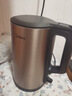 美的（Midea）电热水壶家用1.7L大容量烧水壶双钢防烫防干烧煮水壶316不锈钢内胆电水壶泡茶壶 国家补贴PJ17A01 实拍图