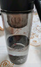 诺百纷4系魔力球磁弹泡茶杯tritan塑料便携户外健身防摔茶水分离杯 灰黑 T3512  800ml 实拍图