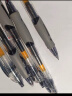 晨光（M&G）文具 K35 按动中性笔学生0.5黑笔签字笔商务子弹头考试专用水笔高颜值办公用品 黑色 12支/盒 实拍图