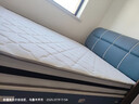 芝木轩床 双人床真皮床主卧 现代简约实木皮艺卧室家具 床+A08乳胶床垫 1.5m*2.0m框架常规床 带三抽 实拍图