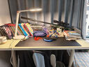 9am智能电动升降桌Robin Pro AI版 米家语音控制电脑桌书桌 白色1.2m 实拍图