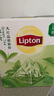 立顿（Lipton）乐活绿茶安徽黄山30g 非独立袋泡透明三角茶包下午茶1.5g*20包 实拍图