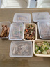 美丽雅一次性饭盒方形1000ml*30套 快餐打包盒大容量食品级便当野餐盒 实拍图