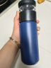 京东京造 保温杯【茶水分离】男女士高档大容量316L不锈钢 幻冰蓝500ml 实拍图