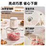 小熊（Bear）绞肉机家用 绞馅机 碎肉机 电动多功能料理搅拌机打肉机饺子肉馅蒜蓉机 搅肉机QSJ-E03C8 约2L 实拍图