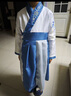 奥蒙威儿童古装汉服国学服朗诵表演男女中国风服小学生中秋演出服BY05 99-2蓝色大袖 170 实拍图