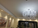 梵帝卡罗欧式水晶灯法式客厅别墅洋房灯具餐厅灯酒店婚庆蜡烛水晶灯婚房灯 18头-直径100*高90CM-三色 实拍图