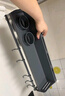居厨厨壁挂厨房置物架多功能筷筒家用厨房调料架上墙免打孔收纳架 40cm双杯·3刀槽+8挂钩-枪灰色 实拍图