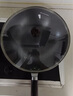 九阳（Joyoung）炒锅铁锅无涂层精铁锅炒菜锅炉灶通用32cm带盖CF32-C121 实拍图