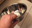 美厨（maxcook）304不锈钢盆洗菜盆调料盆 加大加厚味斗38cm 和面MCWA516 实拍图