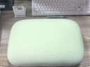 卡莱茵记忆棉小枕头抱枕午睡小枕头办公室抱枕午休神器迷你面包趴睡枕 单只 冰丝清新绿 34*24*10 实拍图