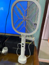 康铭电蚊拍家用充电式灭蚊绿光探测自动诱蚊电苍蝇拍驱蚊神器大网面 实拍图