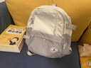 匡睿五折促销  书包女初高中生韩版大容量ins大学生背包男旅行双肩包 白拼灰色 实拍图