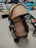 HEGERBABY高端婴儿车0-3岁用折叠可坐可躺带减震新生儿宝宝高景观婴儿车 卡其【新升级顶配款】 实拍图