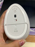 罗技（Logitech）Lift人体工学鼠标 垂直鼠标 小手鼠标 无线蓝牙鼠标 3台设备秒切换 带Logi Bolt接收器 白色 实拍图
