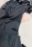 霏慕2025新款睡衣性感情趣内衣攻速战袍激情免脱蕾丝透纱长裙 7843黑 实拍图