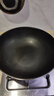 炊大皇 炒锅铁锅 健康无涂层蜂窝纹32cm 家用炒菜锅玄铁XT32CGH 实拍图