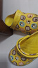巴布豆（BOBDOG）儿童拖鞋男女童宝宝凉鞋室内外软底洞洞鞋 黄色 180码 实拍图