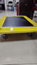 奂萃拖车可折叠小推车拉货手推车搬家平板车带刹车钢板手拉车快递搬运 90*60黄色5寸防尘轻音轮载重1000斤 实拍图