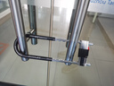 虎顿（HOTUN）玻璃门锁 U型锁双开门锁小插锁店铺商铺玻璃门锁摩托车锁A137-300 实拍图