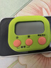 定时器开关计时器 厨房闹铃学生做题可爱倒计时提醒器 小学生儿童计时器烹饪厨房商用餐饮店 绿色 1个 实拍图