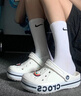 卡骆驰crocs洞洞鞋贝雅卡骆班轻便耐磨一脚蹬休闲鞋|205089 白/深蓝-126 45 (290mm) 实拍图