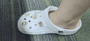 卡骆驰crocs洞洞鞋贝雅男鞋女鞋轻便耐磨一脚蹬拖鞋休闲鞋|10126 白-100 36 /37(220mm) 实拍图