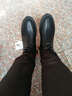 瓦森公牛男鞋秋季时尚商务休闲鞋驾车板鞋男韩版潮流中帮休闲波鞋子男潮 贵族黑加棉7218 42 (260mm) 实拍图