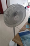 美的（Midea）【品质推荐】七叶轻音柔风电风扇/家用省电落地扇/台式电扇/广角摇头节能宿舍小型风扇 SAE35CA 实拍图