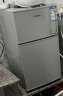 HYUNDAI（韩国现代） 小冰箱 冰箱小型双开门 迷你双门家用宿舍租房冷藏冷冻电冰箱节能省电 68L银【节能省电+高性价比】 实拍图