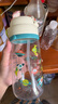 日康（rikang）水杯儿童双饮口吸管杯学生水杯便携水壶480ml B1072-1 薄荷绿 实拍图