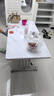 欧乐派可移动升降茶几餐桌两用小户型方形家用多功能折叠岩板伸缩秒变桌 120*60【玻晶奢石】天山暮雪-4抽 实拍图