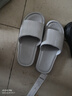 安尚芬 踩屎感凉拖鞋男女士室内外潮流舒适EVA软底新款情侣防滑一字拖 灰色 40-41 正码（内长250MM） 实拍图